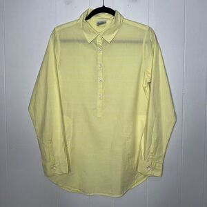 Columbia Sunny Yellow Button-Up Blouse